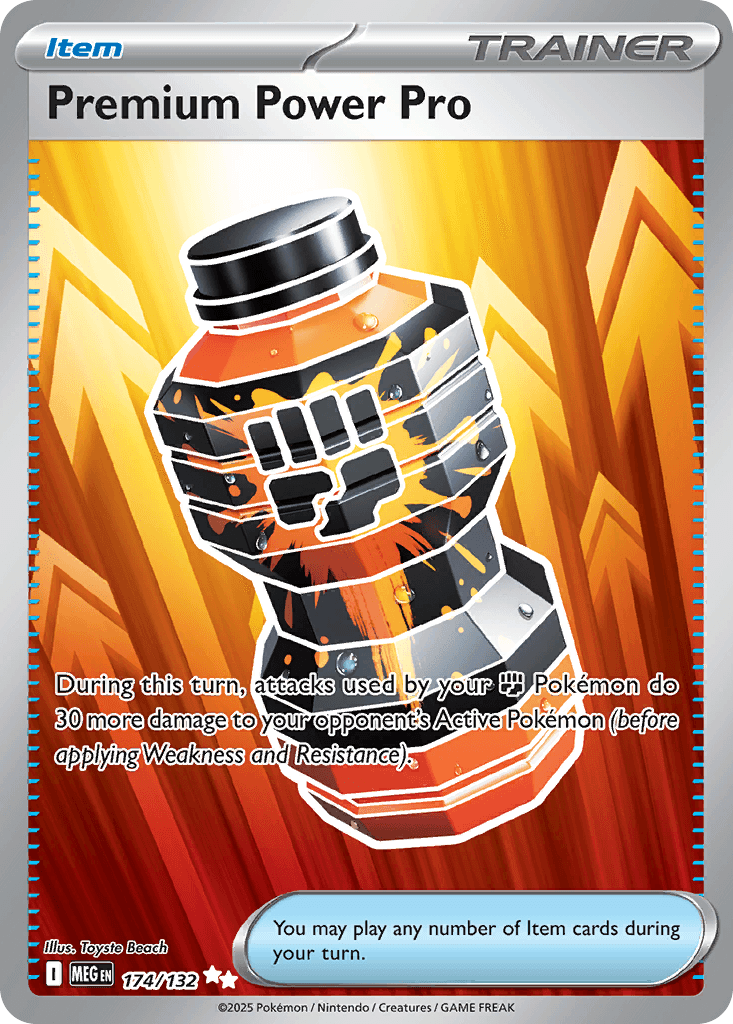 Premium Power Pro — Mega Evolution Pokemon card