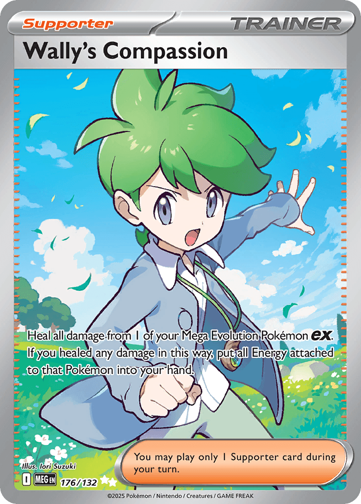 Wally's Compassion — Mega Evolution Pokemon card