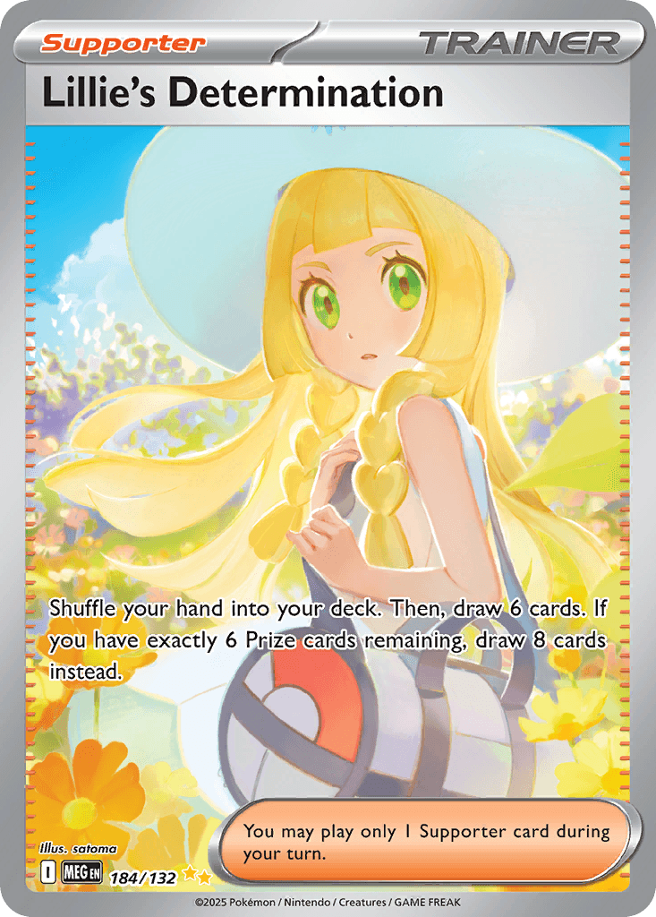 Lillie's Determination — Mega Evolution Pokemon card