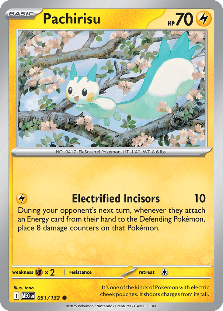 Pachirisu — Mega Evolution Pokemon card