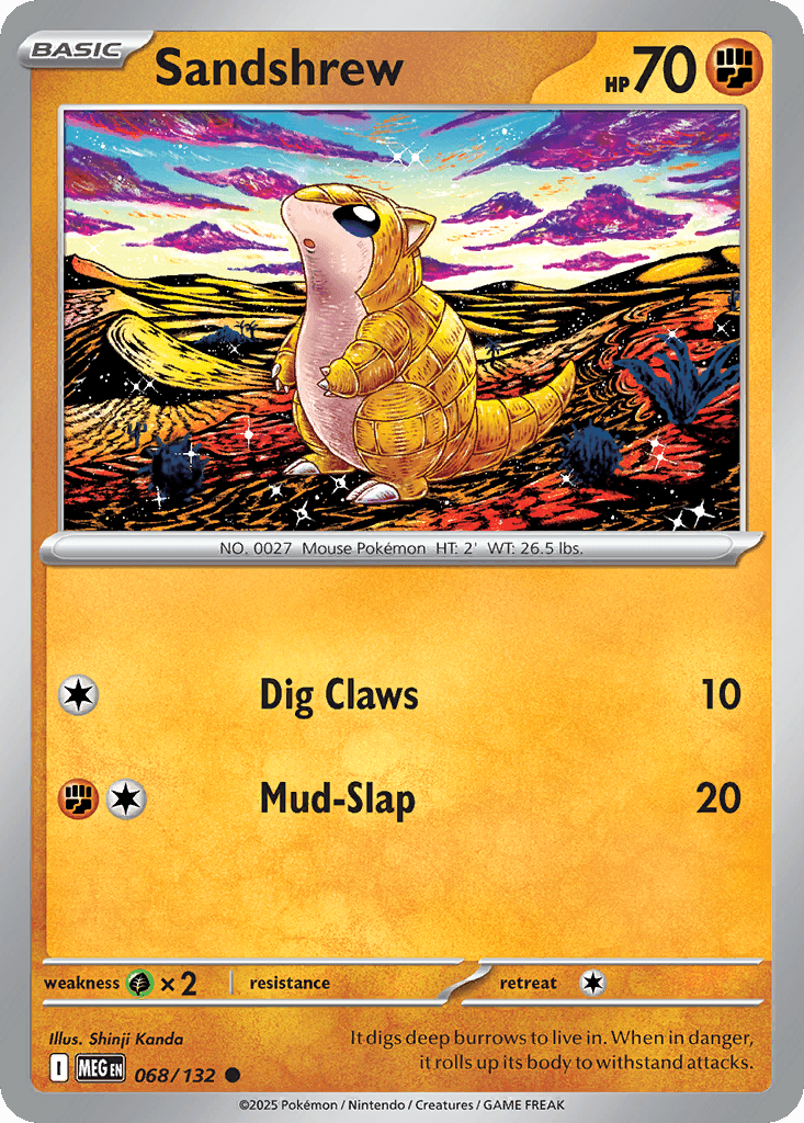 Sandshrew — Mega Evolution Pokemon card