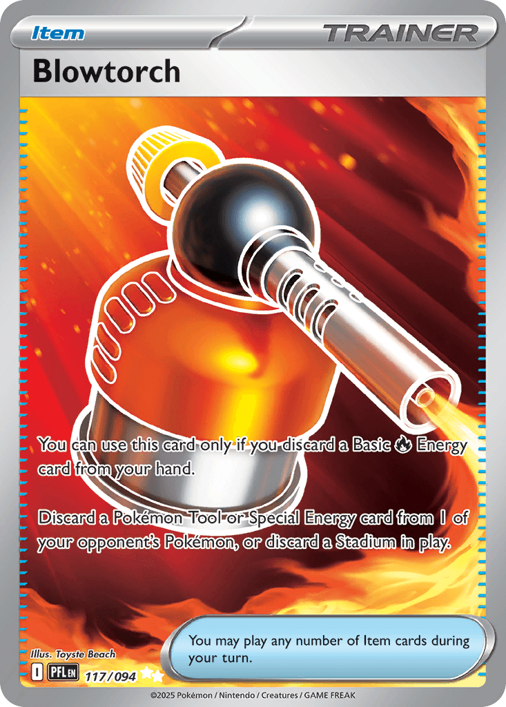 Blowtorch — Phantasmal Flames Pokemon card
