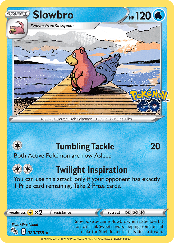 Slowbro — Pokémon GO Pokemon card