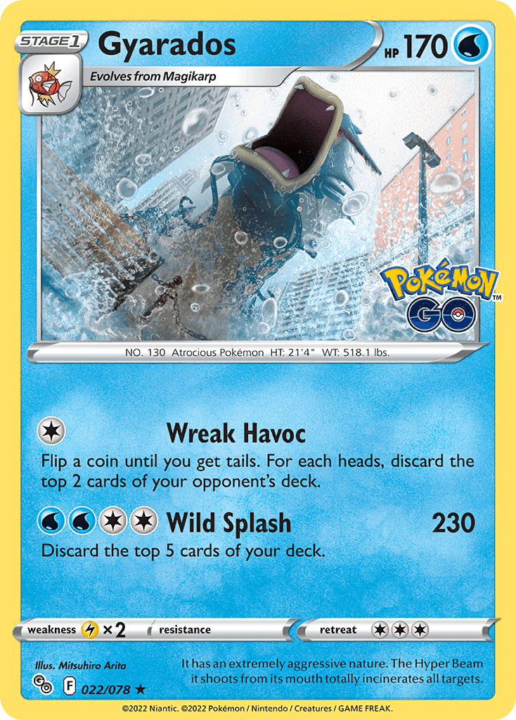 Gyarados — Pokémon GO Pokemon card