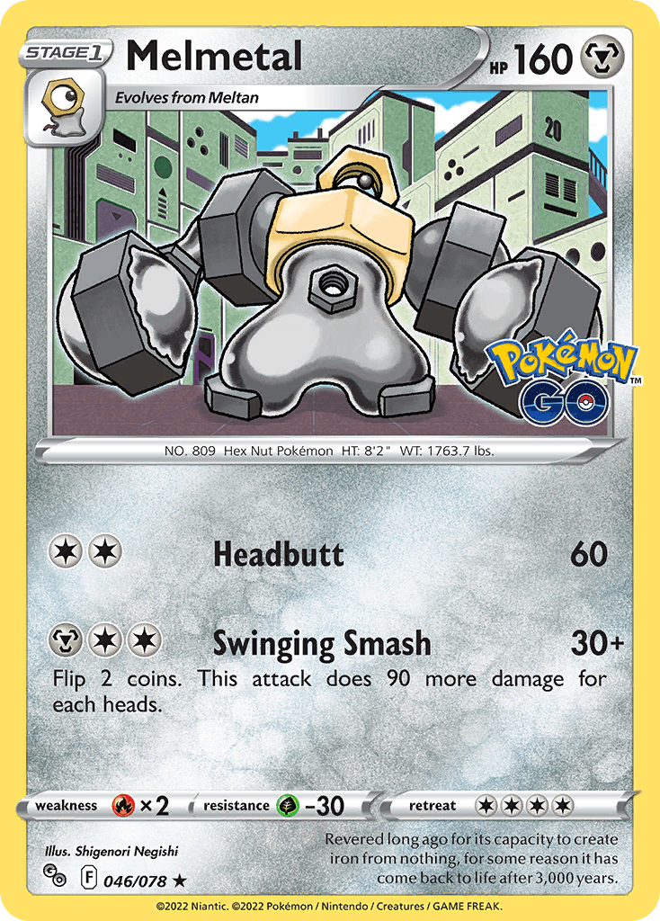 Melmetal — Pokémon GO Pokemon card