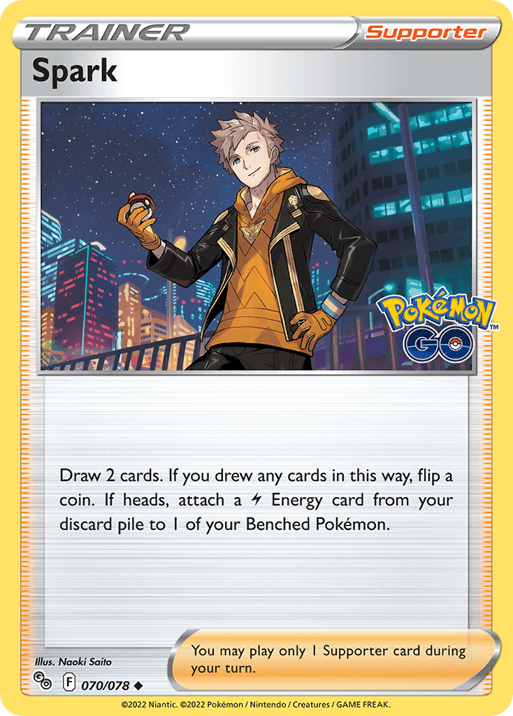 Spark — Pokémon GO Pokemon card
