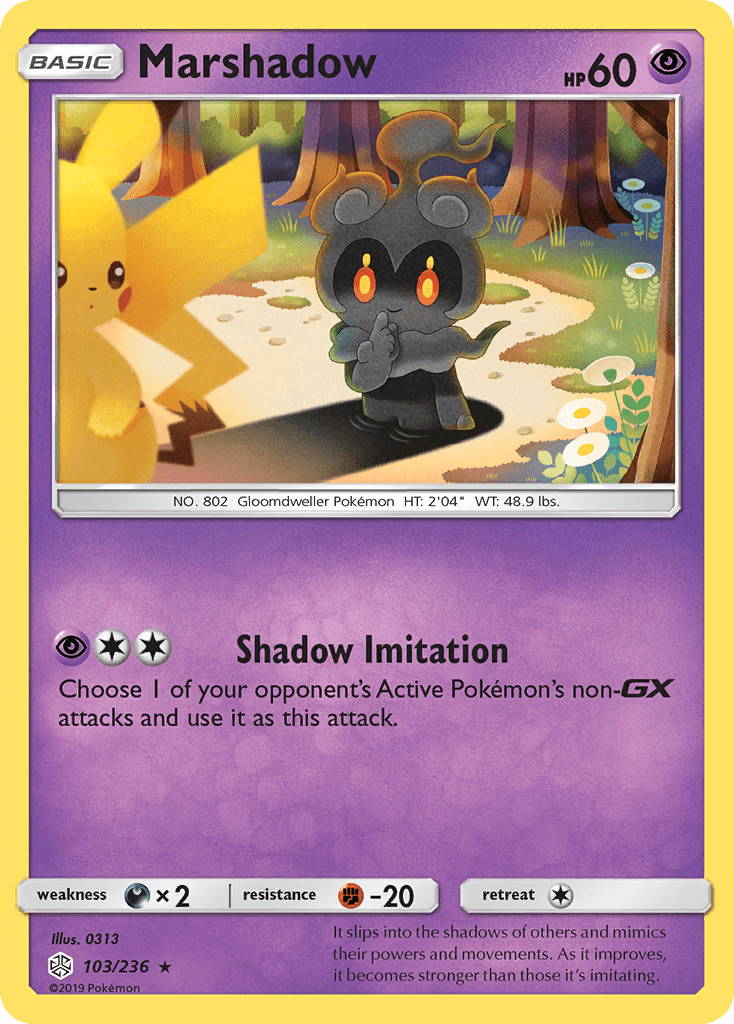 Marshadow — Cosmic Eclipse Pokemon card