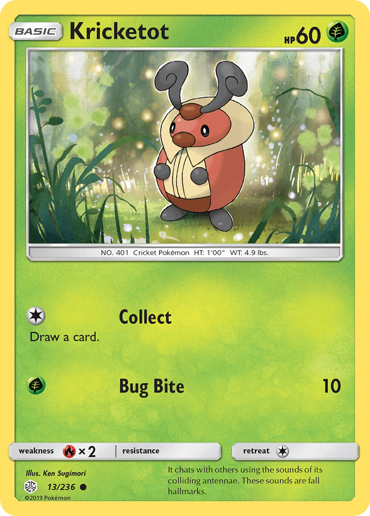Kricketot — Cosmic Eclipse Pokemon card