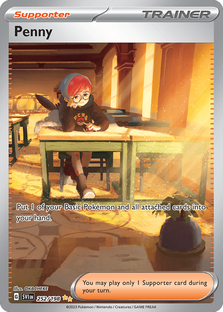 Penny — Scarlet & Violet Pokemon card