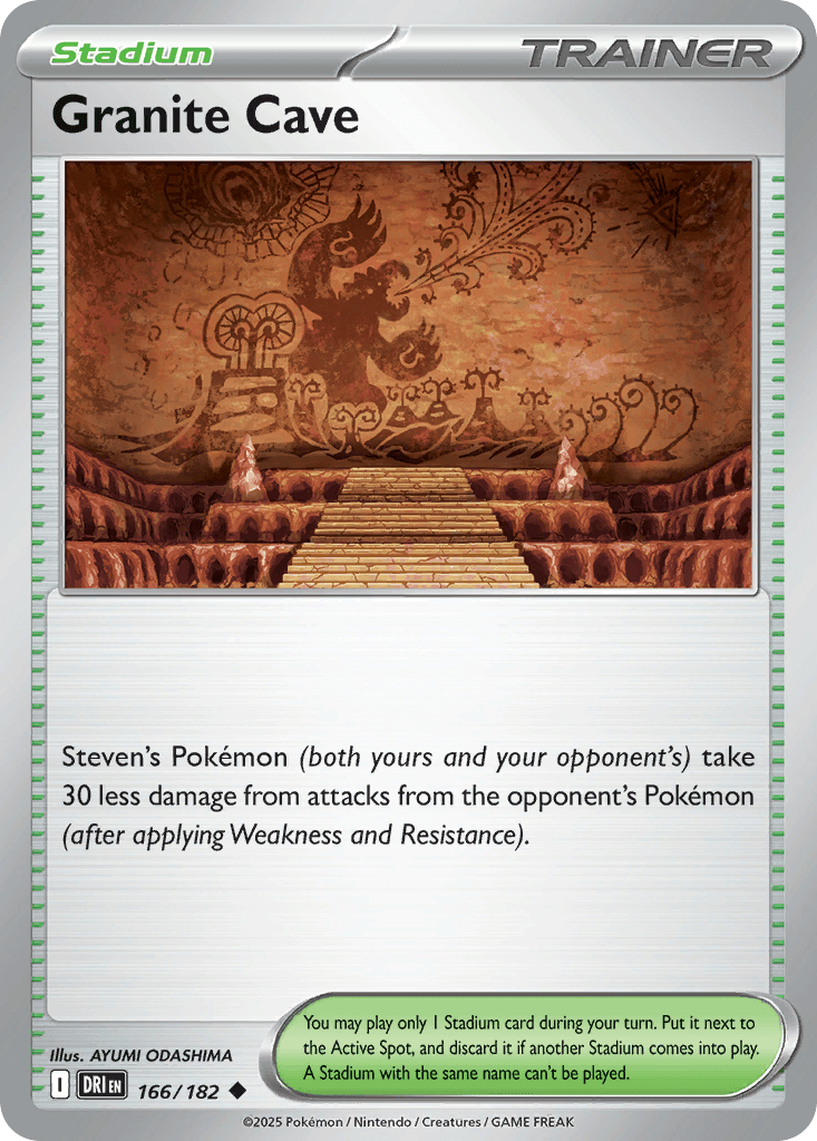 Granite Cave — Destined Rivals Pokemon card