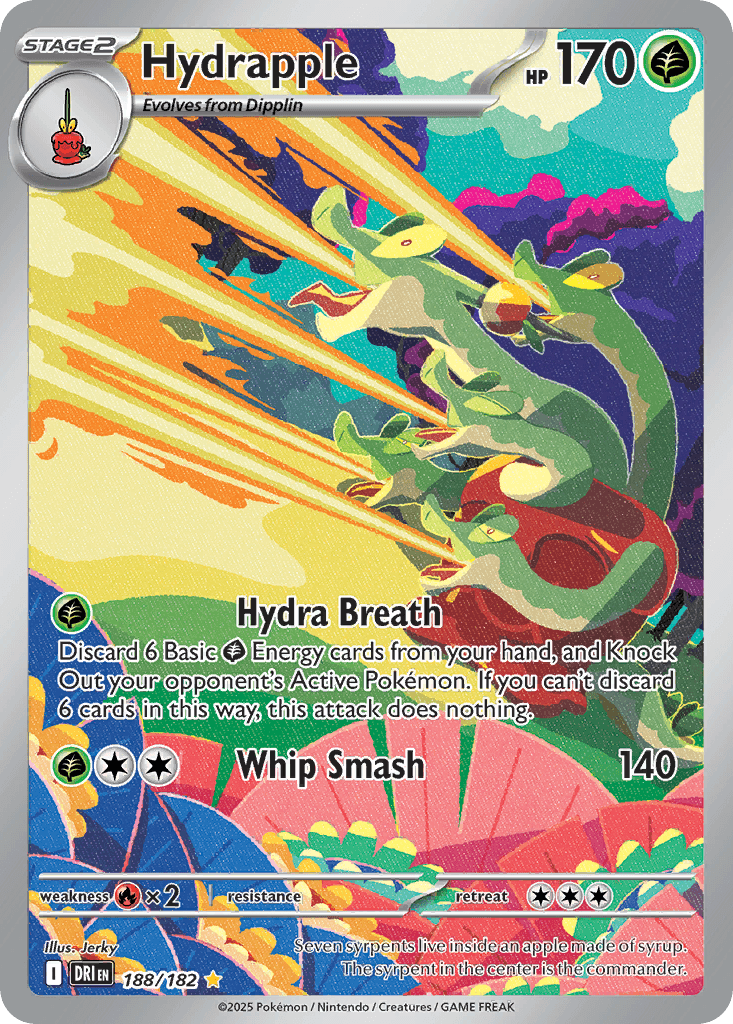 Hydrapple — Destined Rivals Pokemon card