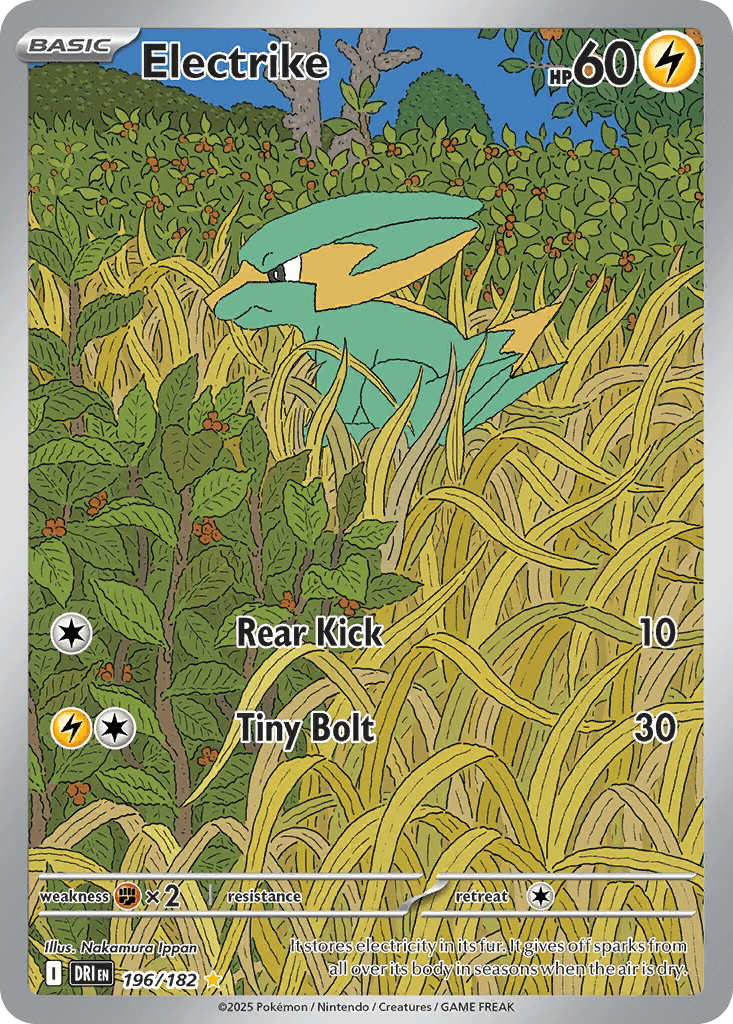 Electrike — Destined Rivals Pokemon card