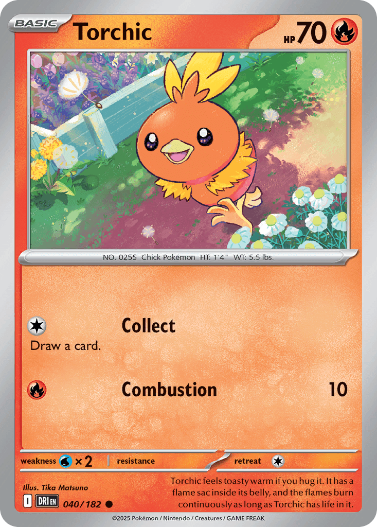 Torchic — Destined Rivals Pokemon card