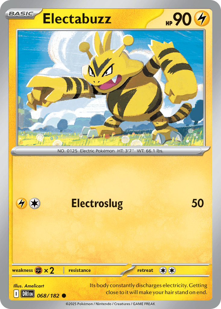Electabuzz — Destined Rivals Pokemon card