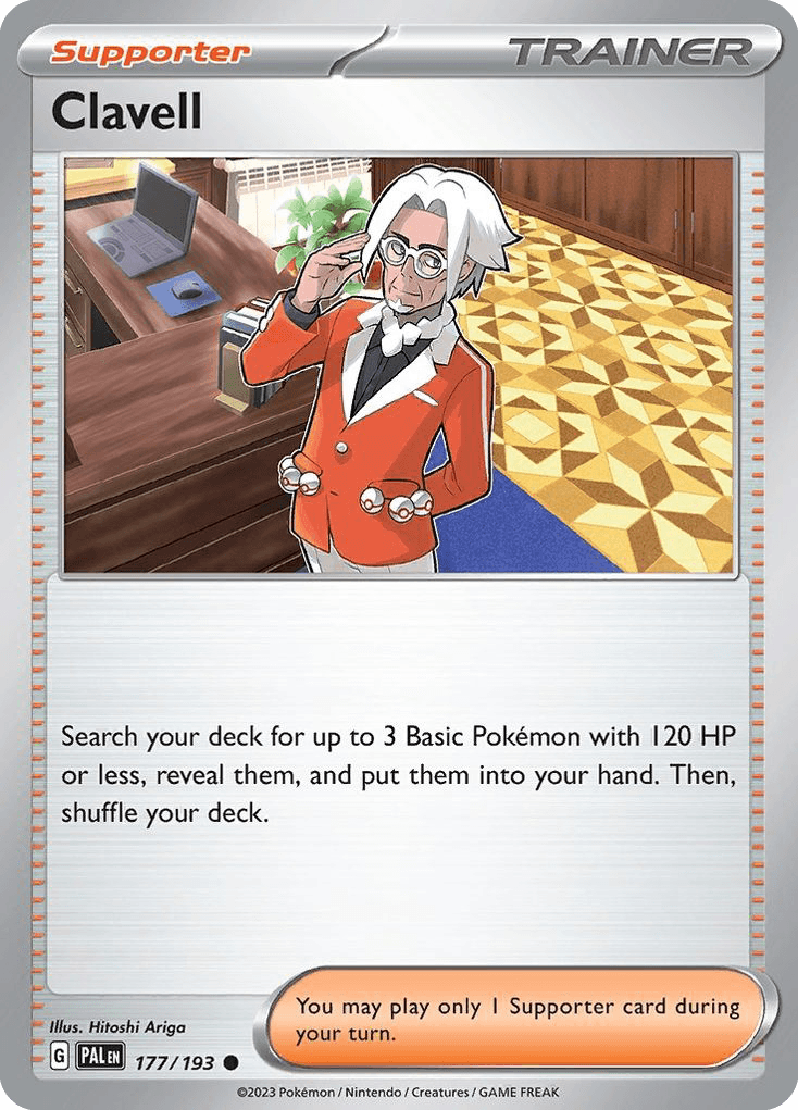 Clavell — Paldea Evolved Pokemon card