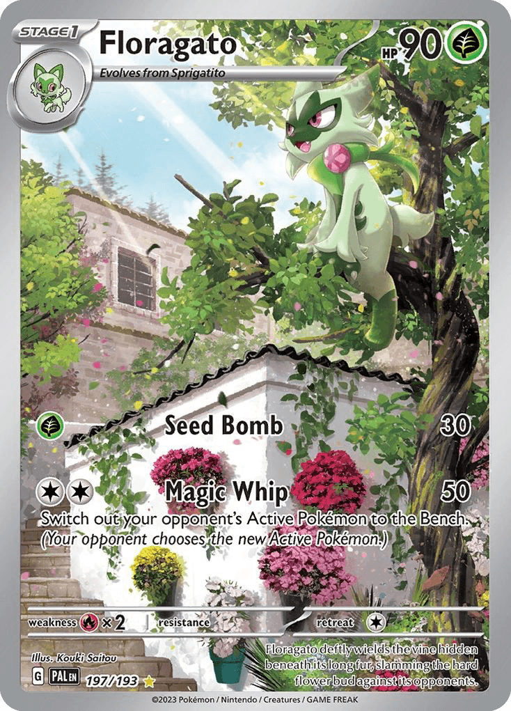 Floragato — Paldea Evolved Pokemon card