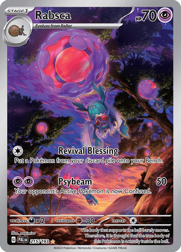 Rabsca — Paldea Evolved Pokemon card