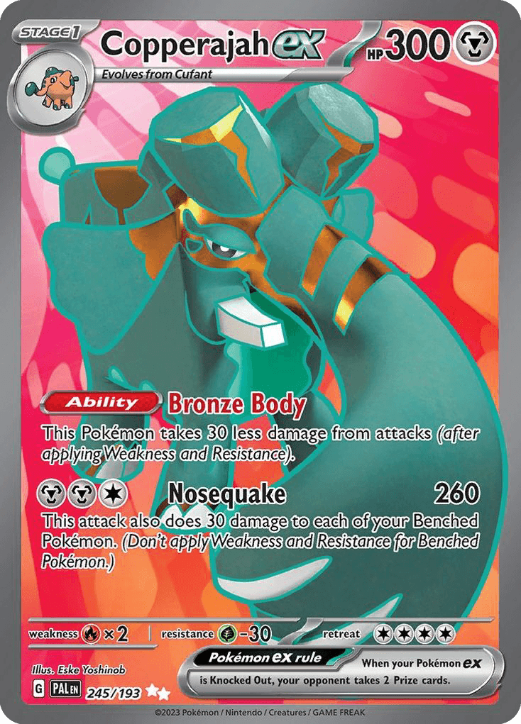 Copperajah ex — Paldea Evolved Pokemon card