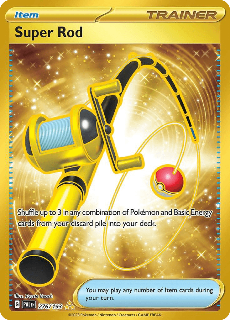 Super Rod — Paldea Evolved Pokemon card
