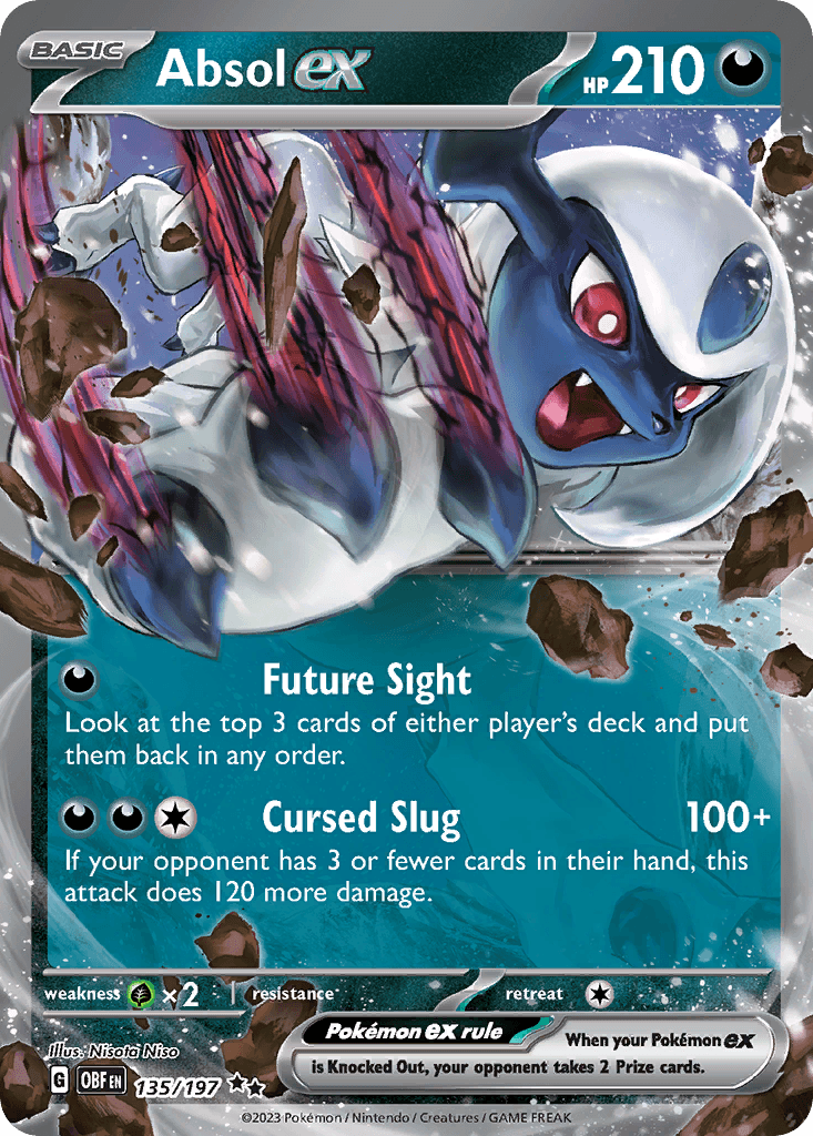 Absol ex — Obsidian Flames Pokemon card