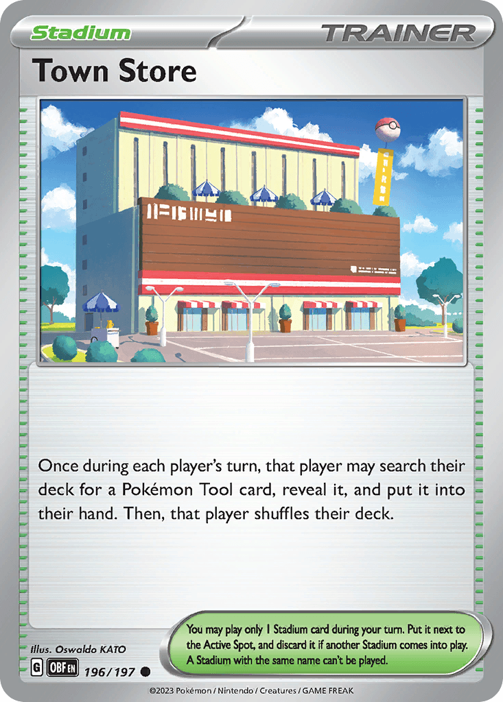 Town Store — Obsidian Flames Pokemon card