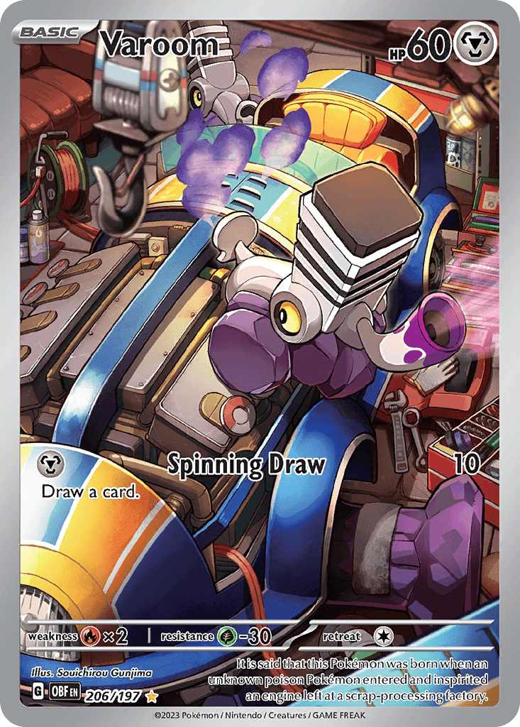 Varoom — Obsidian Flames Pokemon card