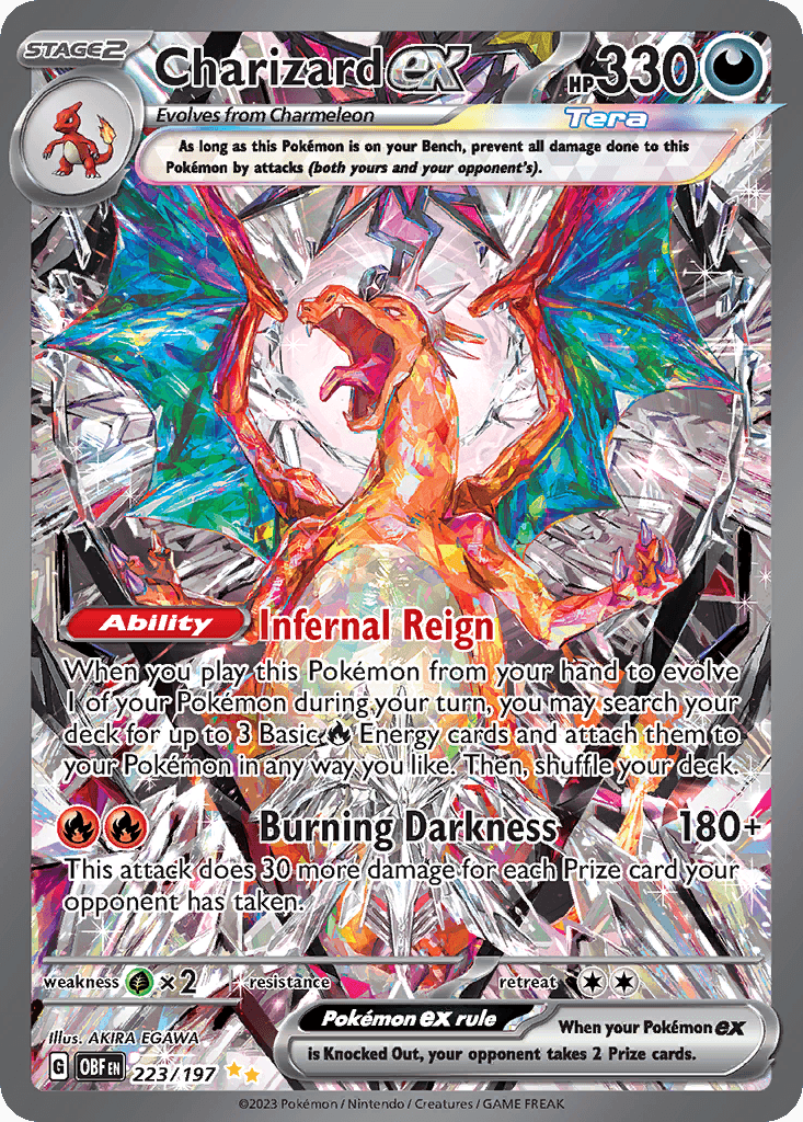 Charizard ex — Obsidian Flames Pokemon card