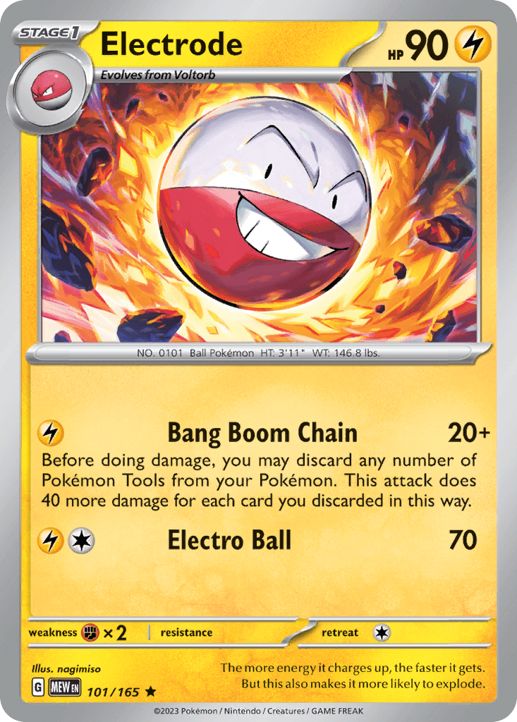 Electrode — 151 Pokemon card