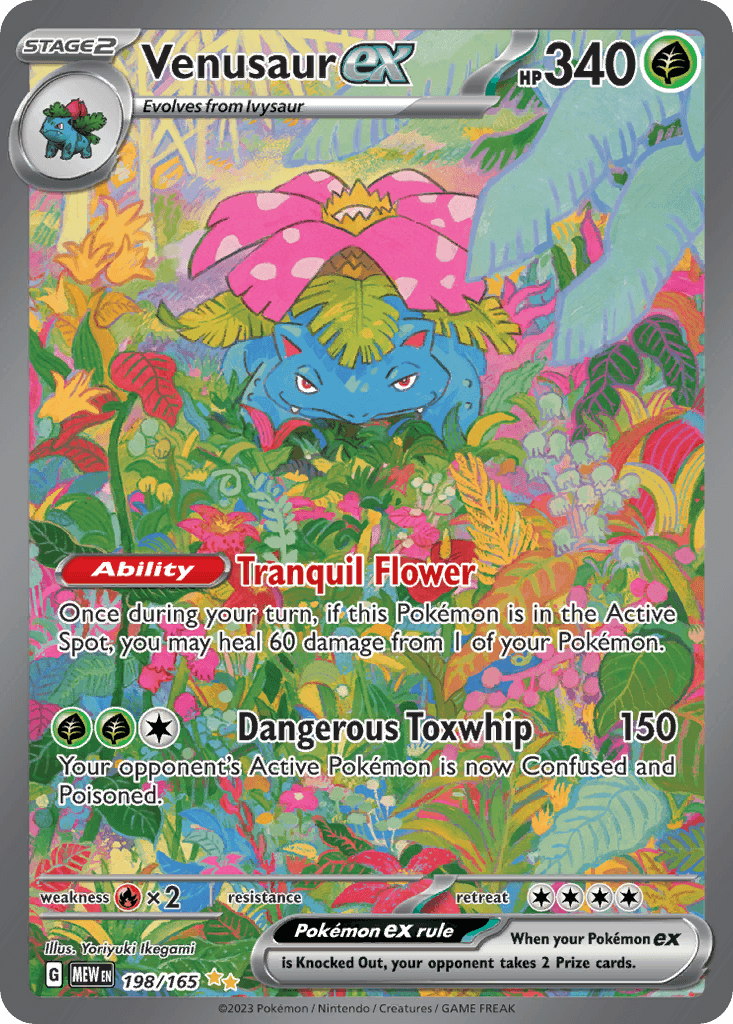 Venusaur ex — 151 Pokemon card