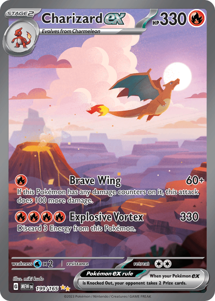 Charizard ex — 151 Pokemon card
