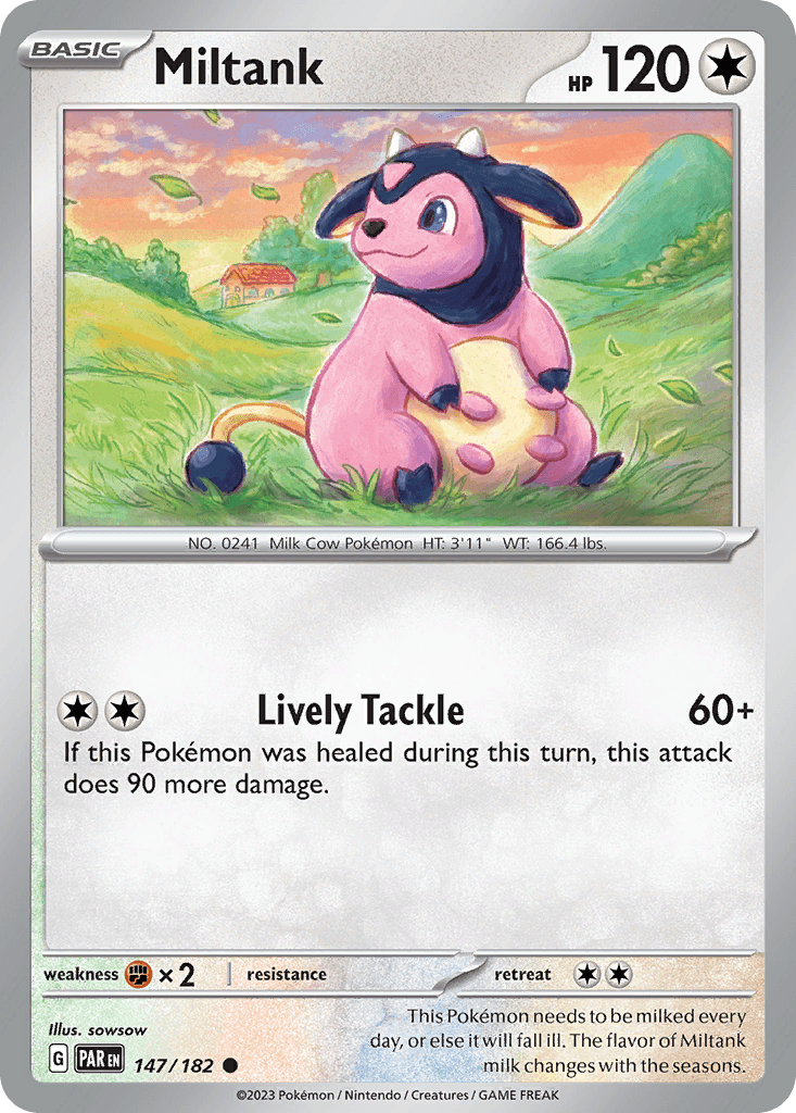 Miltank — Paradox Rift Pokemon card