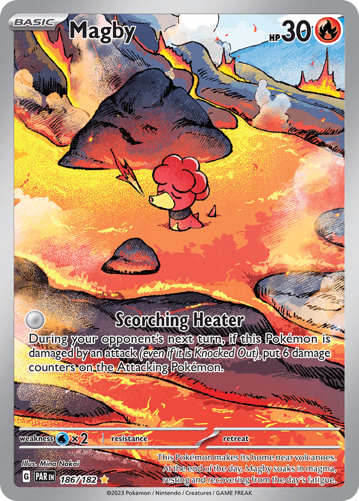 Magby — Paradox Rift Pokemon card