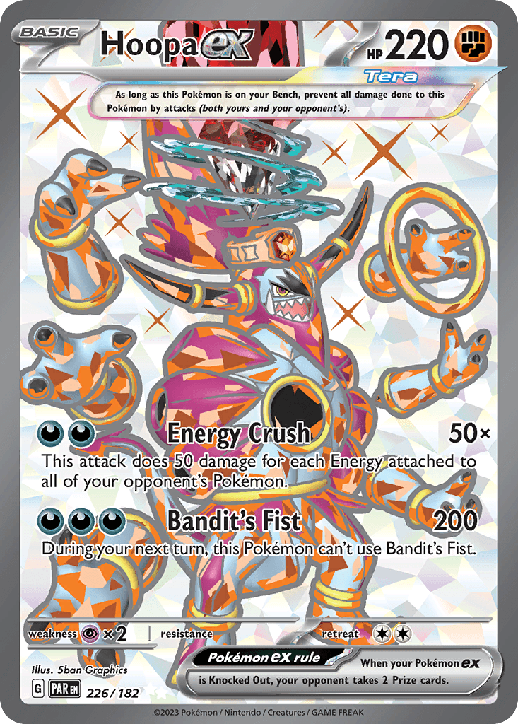 Hoopa ex — Paradox Rift Pokemon card