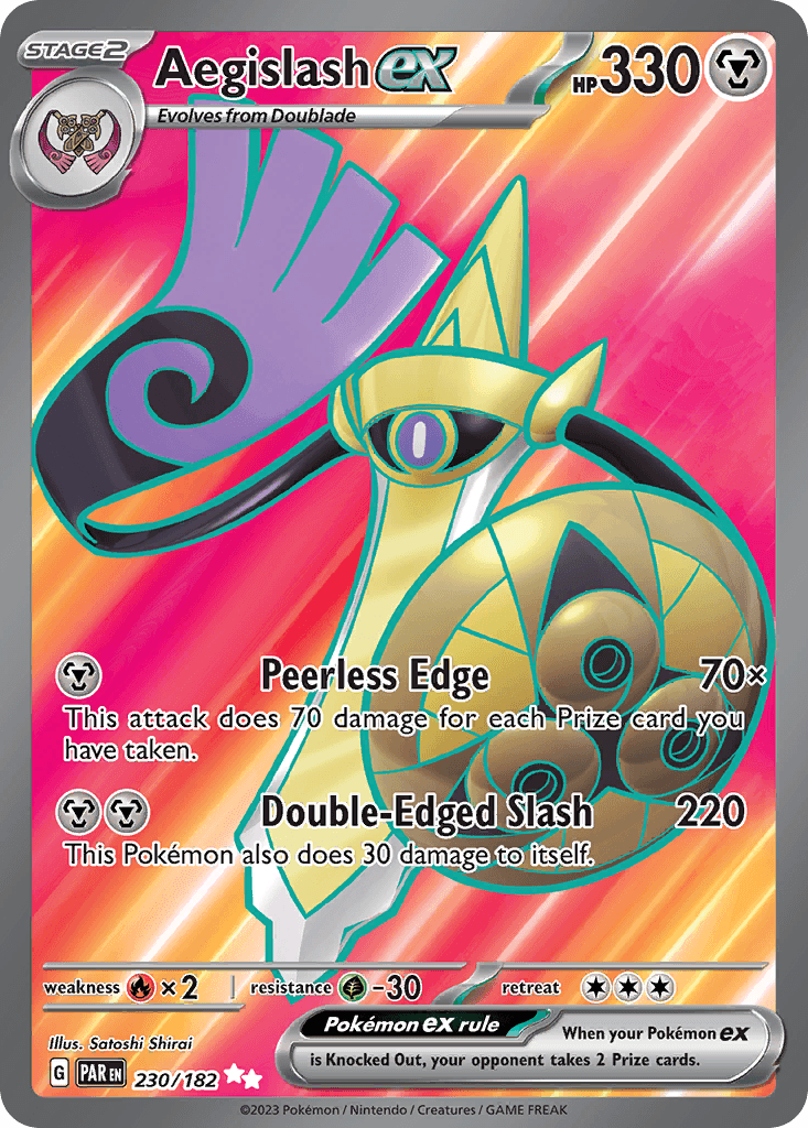 Aegislash ex — Paradox Rift Pokemon card