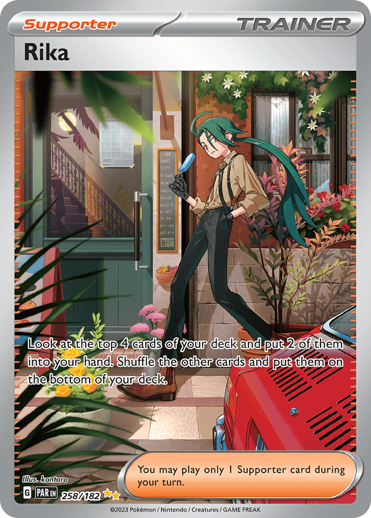 Rika — Paradox Rift Pokemon card