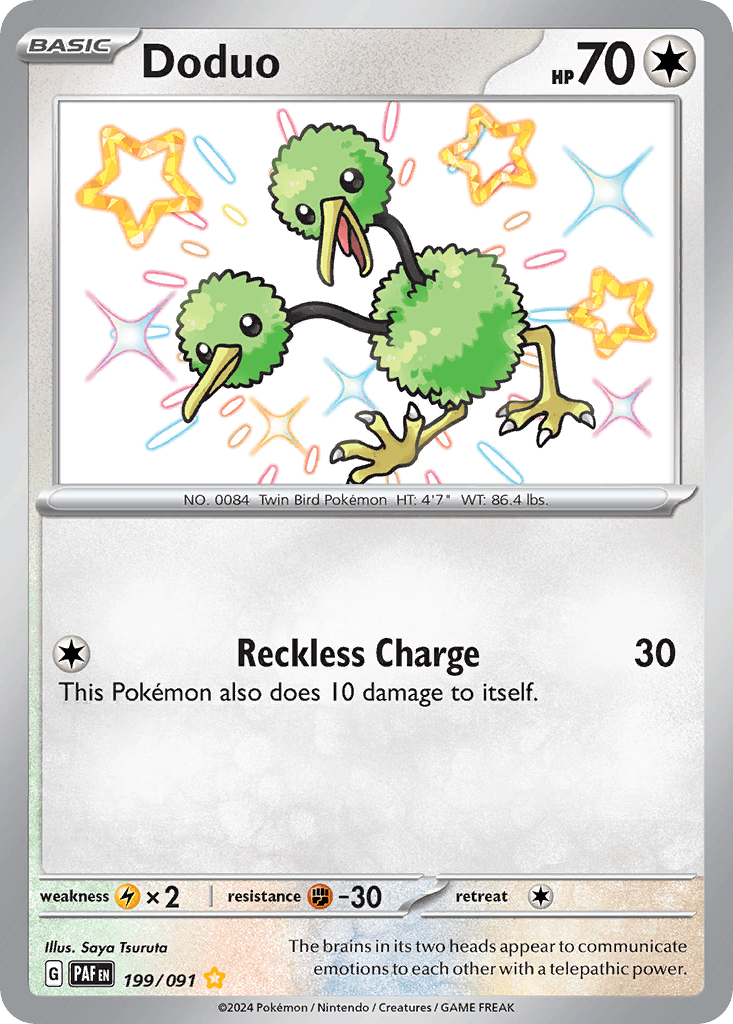 Doduo — Paldean Fates Pokemon card