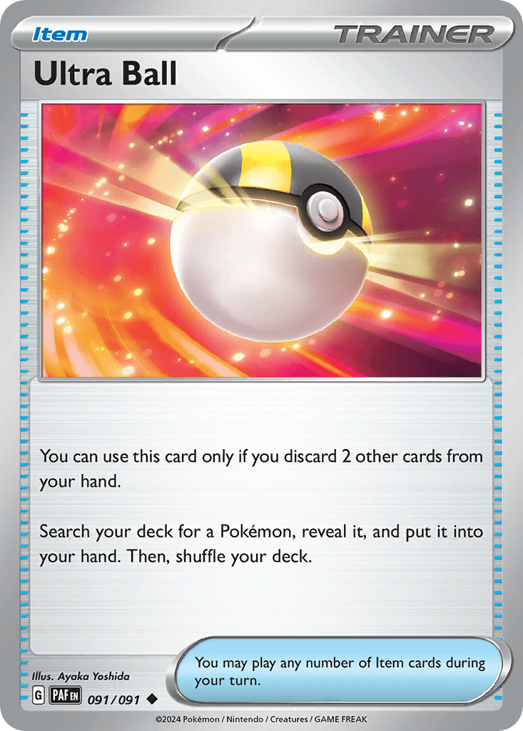 Ultra Ball — Paldean Fates Pokemon card
