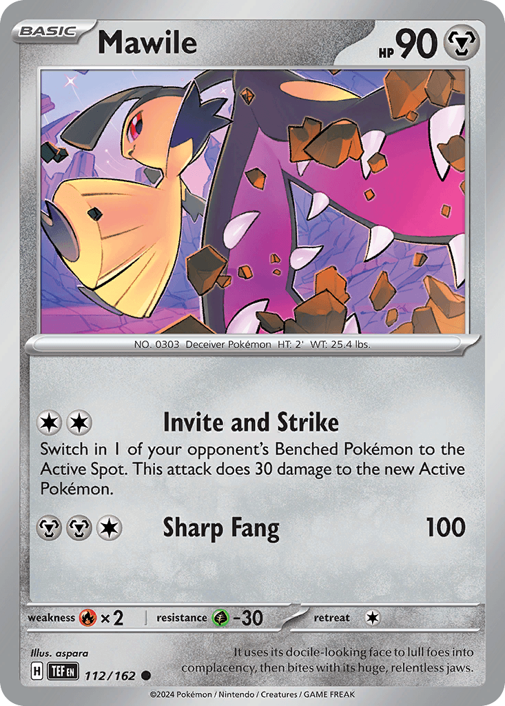 Mawile — Temporal Forces Pokemon card