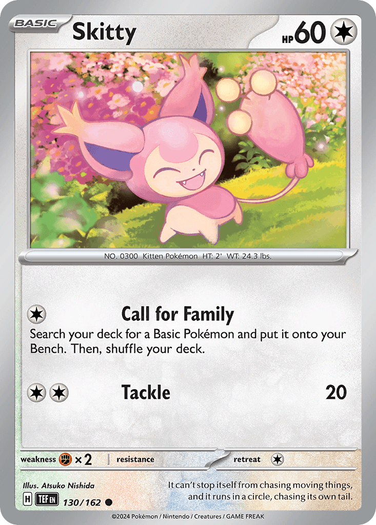Skitty — Temporal Forces Pokemon card