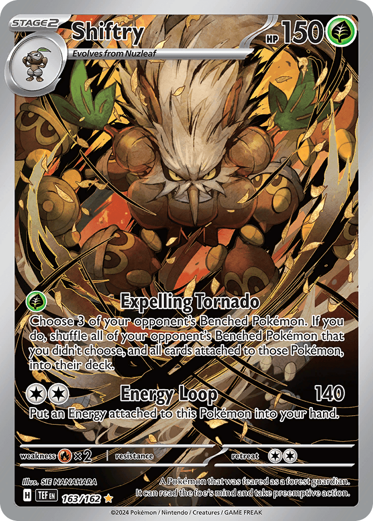 Shiftry — Temporal Forces Pokemon card