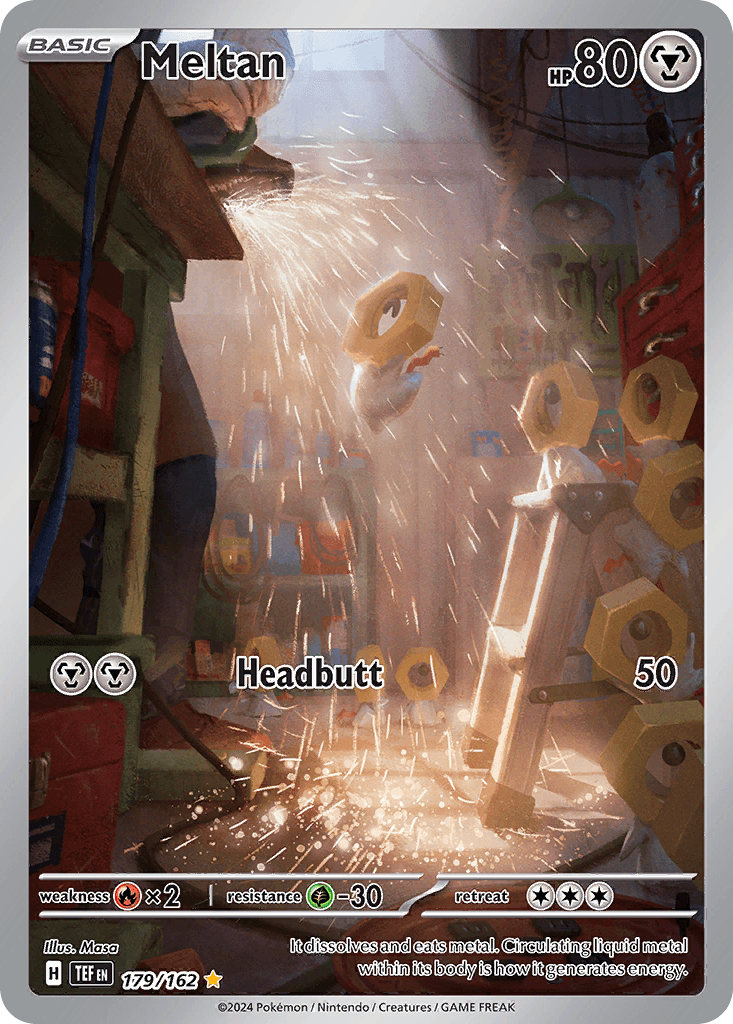 Meltan — Temporal Forces Pokemon card