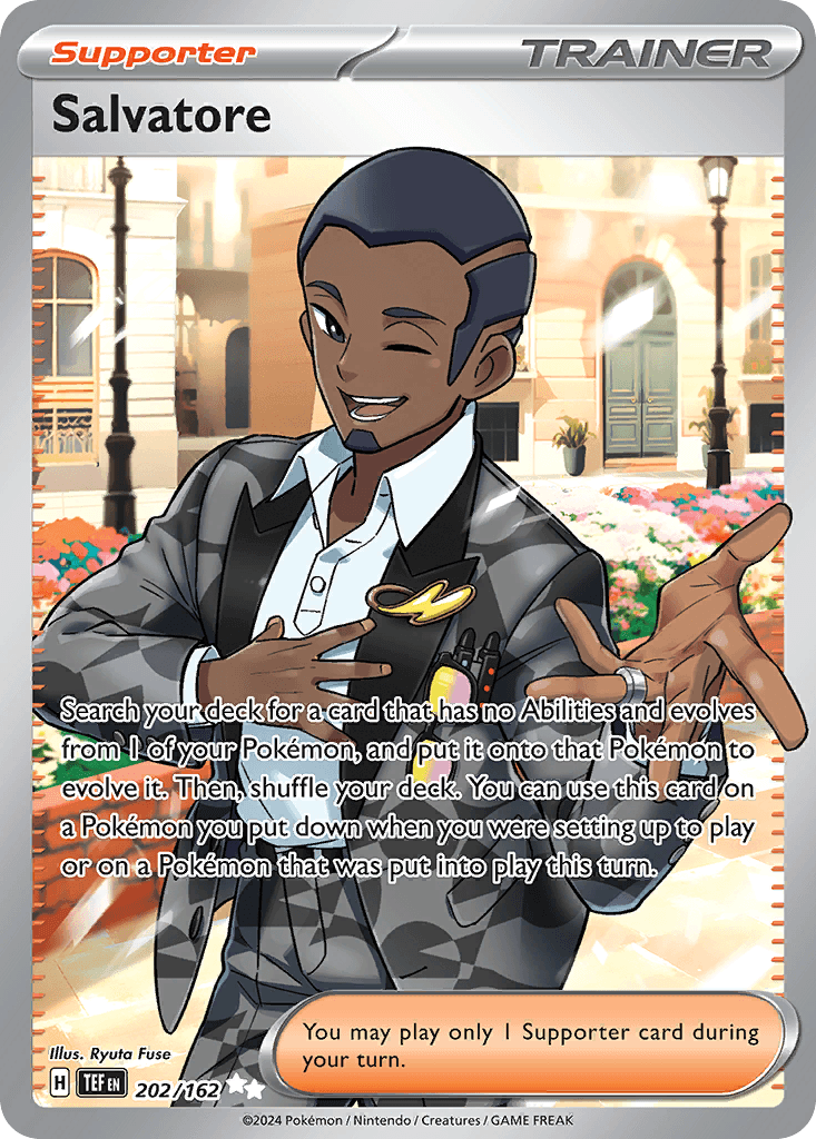 Salvatore — Temporal Forces Pokemon card