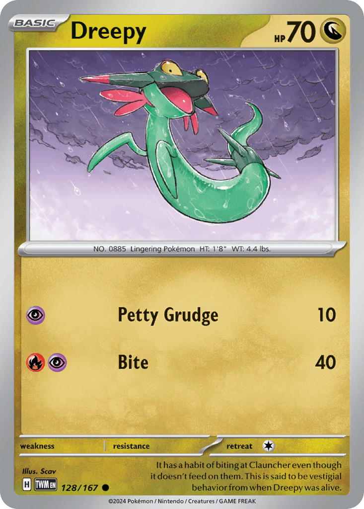 Dreepy — Twilight Masquerade Pokemon card