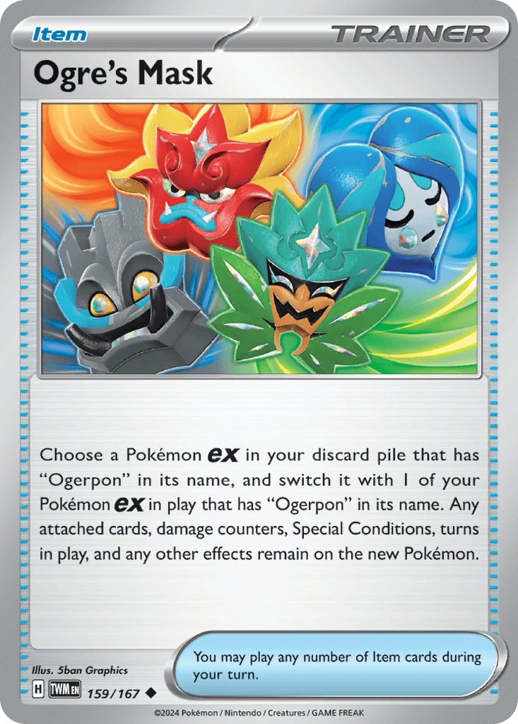 Ogre's Mask — Twilight Masquerade Pokemon card