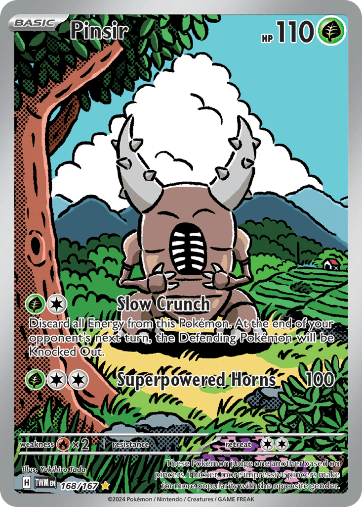 Pinsir — Twilight Masquerade Pokemon card