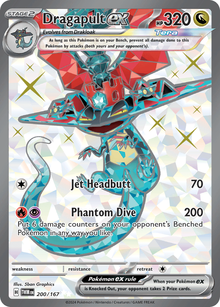 Dragapult ex — Twilight Masquerade Pokemon card