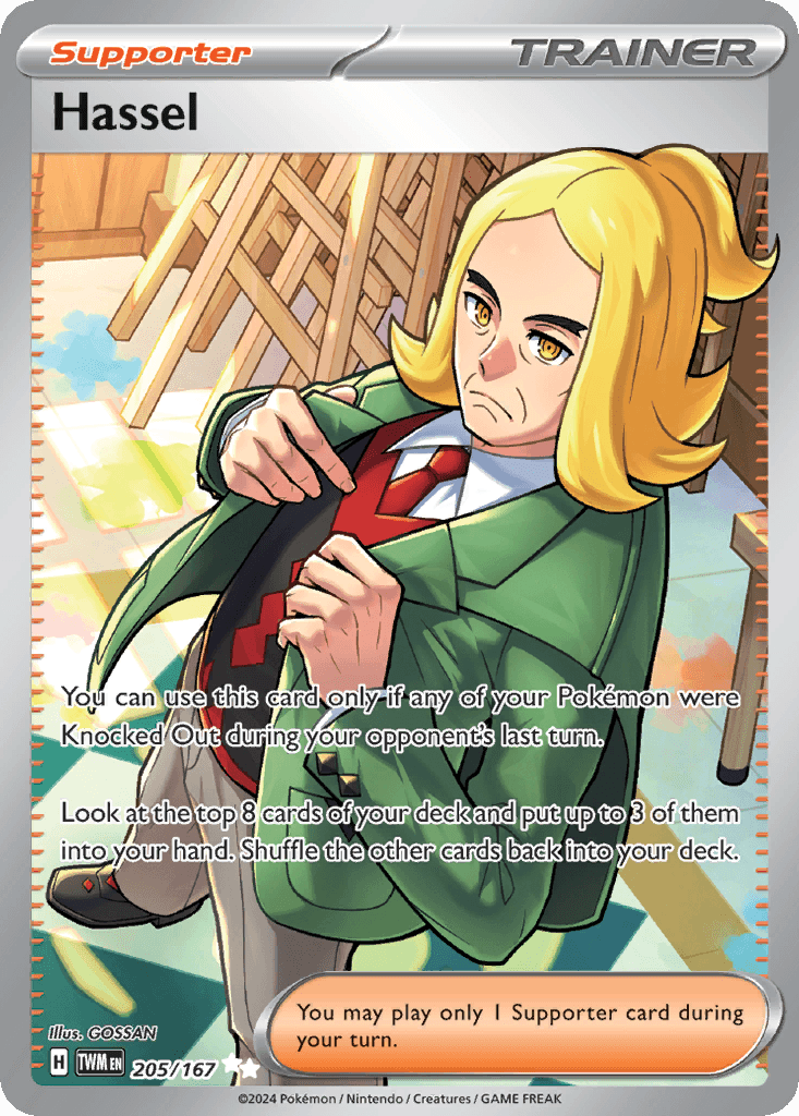 Hassel — Twilight Masquerade Pokemon card