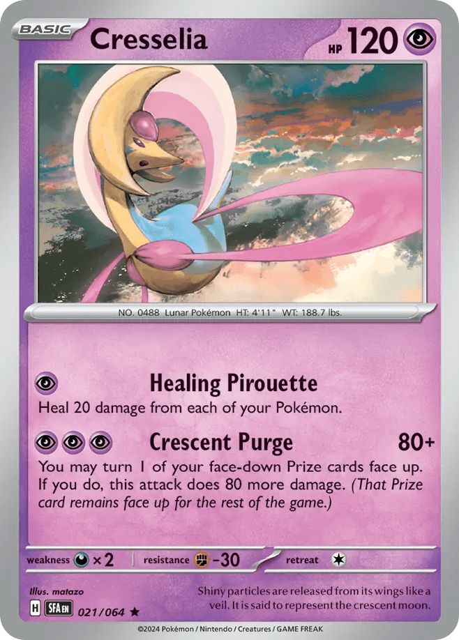 Cresselia — Shrouded Fable Pokemon card