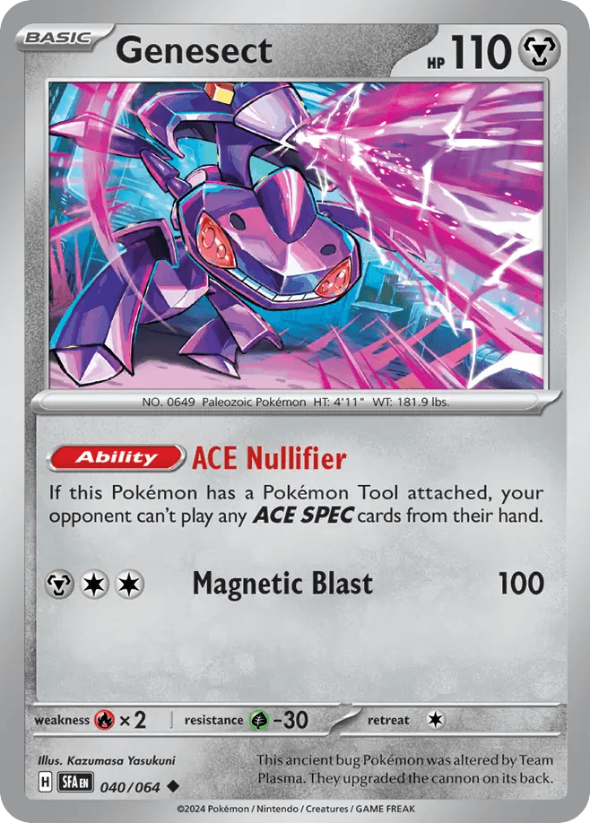 Genesect — Shrouded Fable Pokemon card
