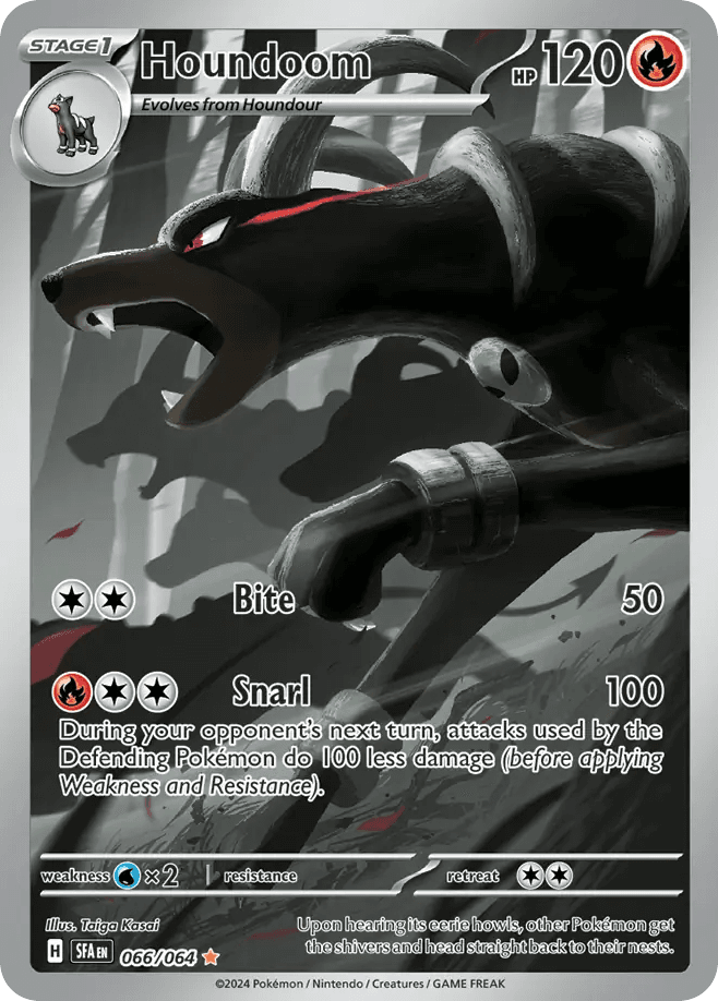 Houndoom — Shrouded Fable Pokemon card